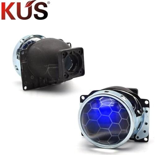 3.0 inch Soccer Blue Coating Bi Xenon Projector Lens for Koito Q5 Can Use with D1S D2S D3S D4S LHD Car Lights Retrofit