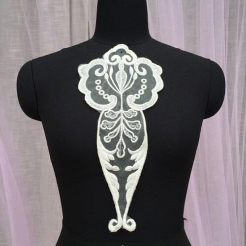 5-10 Pieces Venise Lace Applique Mesh Trims Lace Collar Embroidery Lace Trim Fabric Cloth Sewing Patchwork DIY Craft