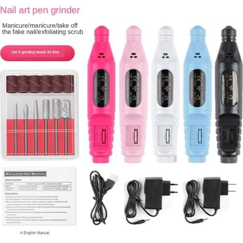 20000 RPM Electric Nail Drill Machine Manicure Machine Nail Art File Nail Drill Bits Set Tool Pedicure Drill Equipment Kit