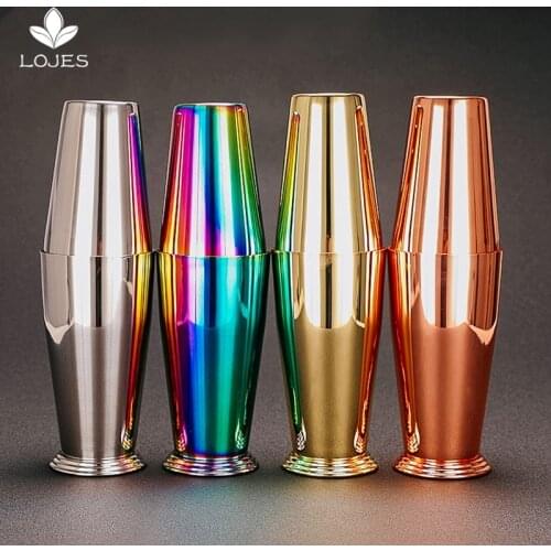 Bar Cocktail Shaker Boston Shaker: 2-piece Set: 18oz Weighted & 25oz Weighted Professional Bartender Cocktail Shaker