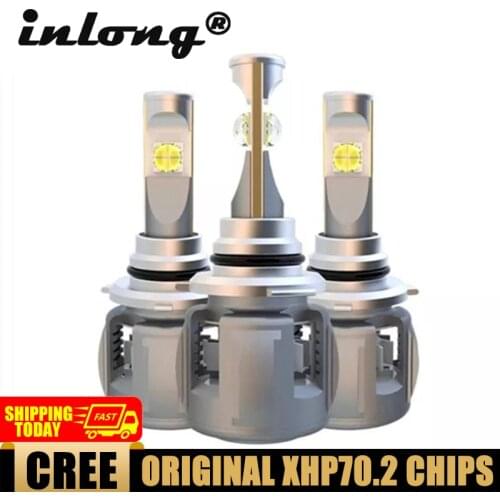 CREE XHP70 2nd Generation H7 LED Bulbs Canbus H4 LED Healight H8 H11 Led 9005 9006 HB4 HB3 Car Headlight Lamps 6000K Fog Lights