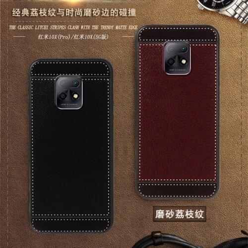 For Xiaomi Redmi 10X Pro 5G Case 6.57 Inch Black Red Blue Pink Brown 5 Style Fashion Mobile Phone Soft Silicone Cover