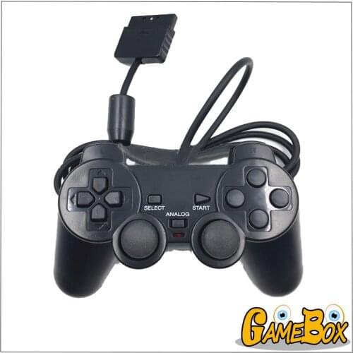IC Double Vibration Wired Game Handle Controller GamePad For PS2 Wired Game Vibration controller Gamepad for Sony PS2 handle