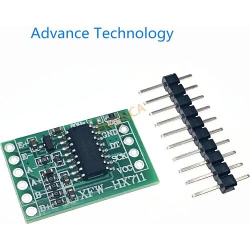 1pcs Dual Channel HX711 Weighing Pressure Sensor 24-bit Precision A/D Module For Arduino
