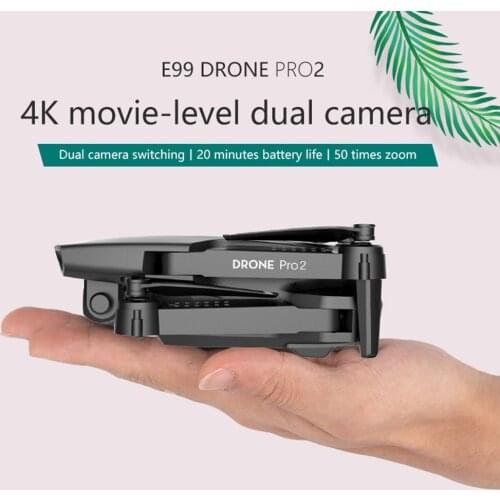 Hot NYR E99 Pro2 RC Mini Drones 4K 1080P 720P Dual Camera WIFI FPV Aerial Photography Helicopter Foldable Quadcopter Dron Toys