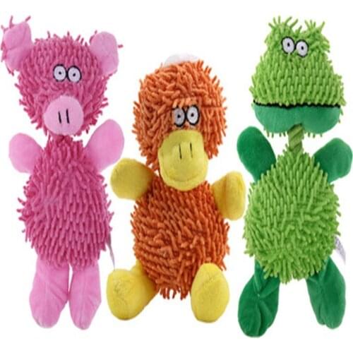 Dog Toys Pets Dogs Squeak Sound Chew Toy Animals Shape Plush Rope Interative Toys Dogs Cats Sofe Touch Fleece Ropes Squeak Toy