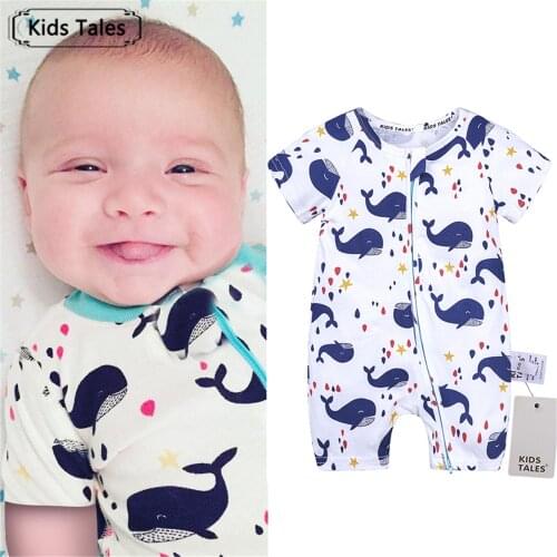 2020 Summer Short Sleeve Rompers Childrens Overalls Cotton Clothes for Newborn Girls Roupa De Bebe Clothes for Little BoysSR334