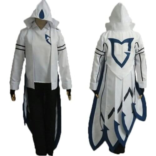 LOL Cosplay Costume LOL Talon Cosplay Costume White Uniform Halloween Costume Custom Made