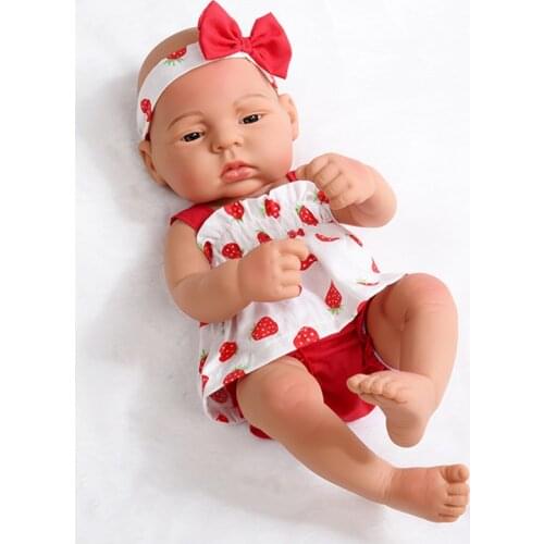 New 40cm Reborn Dolls Lifelike Bebe Reborn Doll Toys Full Body Silicone Newborn Waterproof Toddler Vinyl Girl Doll Birthday Gift