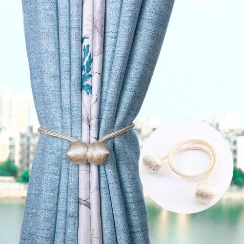 1pcs Magnetic Curtain Tie Backs Hook Buckle Household Useful Decor Tool Tieback Headphones Magnetic Buckle Curtain Accessories