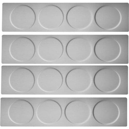 Magnetic Spice Jars Rack Stainless Steel Spice Jars Wall Plate Base Wall Mounted Base for Magnetic Spice Tins