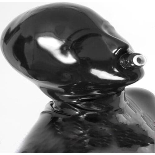 New Hot Women Mens Natural Latex Cosplay Full Face Mask Hood Shiny Headgear for Halloween Themed Fancy Party Role Play Costumes