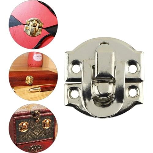 Antique Hasps Iron Lock Catch Latches for Jewelry Box Buckle Suitcase Buckle Clip Clasp Wood Wine Box Latch Tool