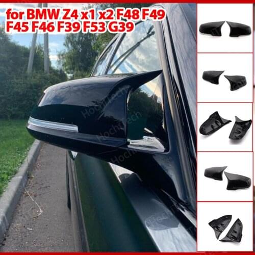 2pcs Rearview modified car styling Carbon Fiber Pattern For BMW Z4 x1 x2 F48 F49 F46 F39 F53 G39 Mirror Cover caps