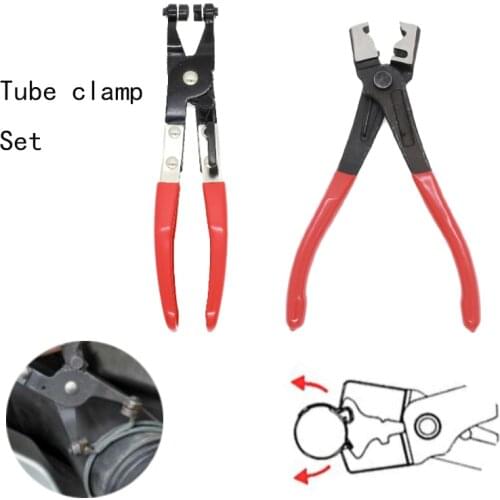 Car Water Pipe Type Hose Clamp Pliers Angled Clip Cable Flexible Hot High Quality Automotive Vehicle Repairs Tube Set