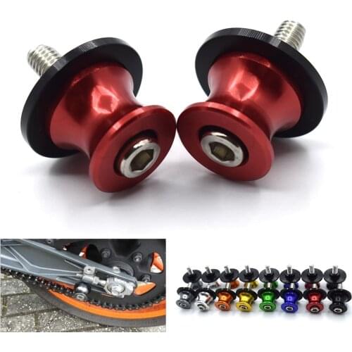 New 6/8/10MM CNC Aluminum Universal Swingarm Spools Slider Rear Motorcycle Stands Screws Bobbins For HONDA CB400 CBR600RR