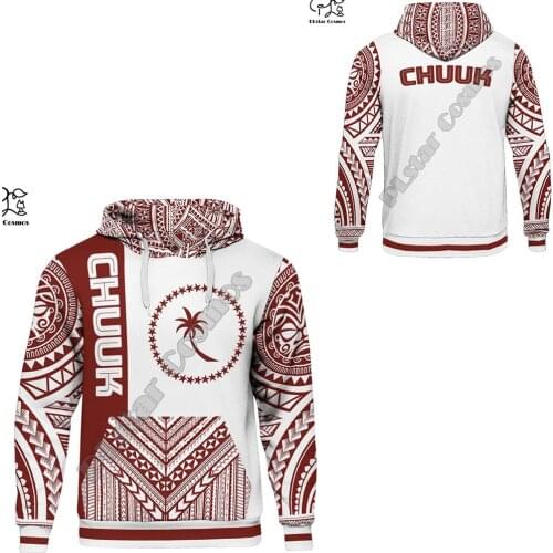 New Brand Island Chuuk Country Flag Tribal Culture Retro Streetwear Tracksuit Men/Women Pullover 3DPrint Funny Casual Hoodies A9