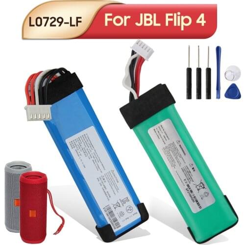 Original Replacement Battery L0729-LF For JBL Flip 4 Flip4 GSP872693 01 Portable Bluetooth Speaker Batteries 3000mah