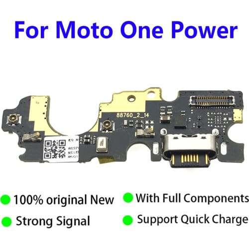 50pcs，Charger Board PCB Flex For Motorola Moto One Power XT1942-1 P30 Note USB Port Connector Dock Charging Ribbon Cable