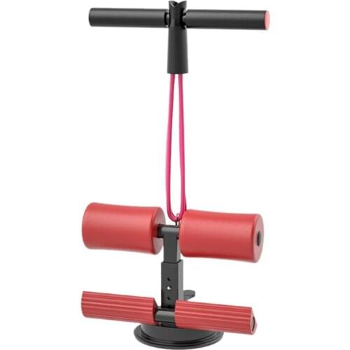 ELOS-Sit Up Bar with Resistance Bands, Portable Adjustable Sit Up istant Device, Ab Workout Equipment with Suction Cups
