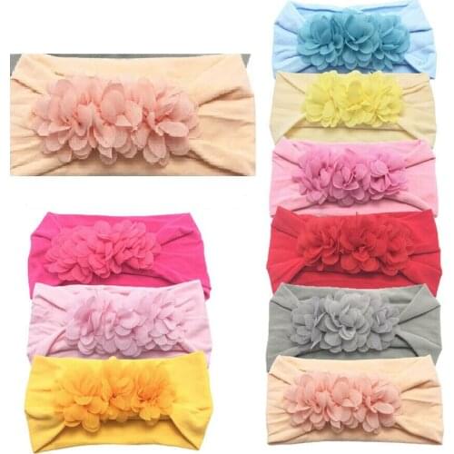 Oversized Big Tie Bow Baby Head Wrap Turban Headband Newborn Girls Accessories Elastic Hairband Soft Turban