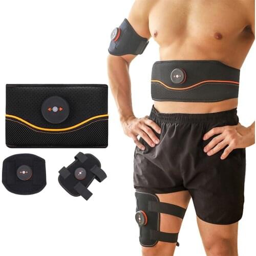 EMS Abdominal Arm Calf Vibrator Massage Trainer Muscle Stimulator Massager Shaping Body Abdominal Muscles Fitness Belt