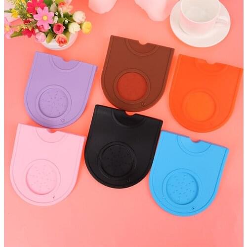 Anti-skid Coffee Tamper Mat Espresso Pad Coffee Tamping Holder Tampers Rubber Corner Pad Silicone Coffeeware Tamping Mat