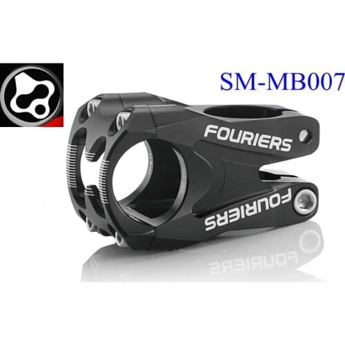 FOURIERS Bike stem CNC manufactured for 31.8mm handlebars and 1 1/8 steerer tubes 0 degree