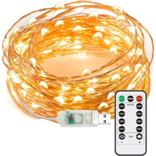 LED String Lights Home Festival Decoration Fairy Lights Garland Christmas Wedding Party Decoration Powered By Battery/USB/Solar