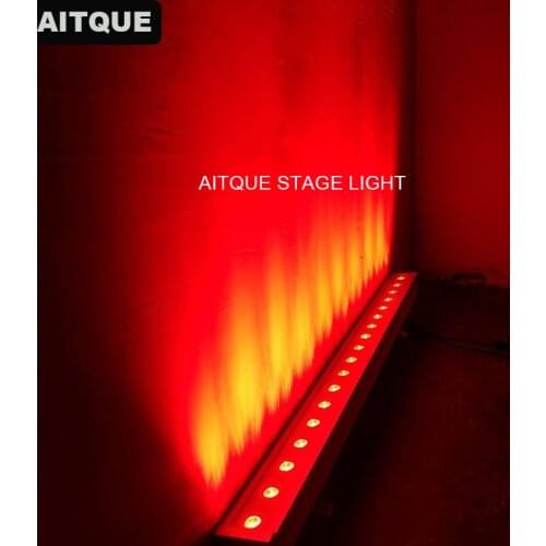 20lot Projecteur led exterieur dmx led bar wall washer 18x3w rgb 3 in 1 18x3w waterproof dmx rgb led dmx outdoor