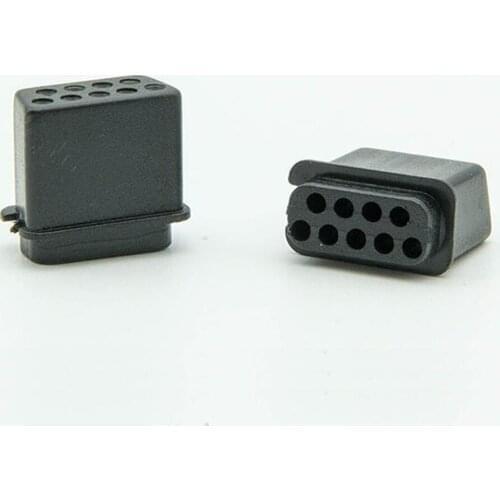 10pcs a lot High quality Male plug connector jack 9P6 plug 9 hole for controller replair use