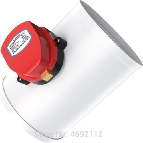 220V PVC air damper valve air ventilation valve electric air duct value motorized damper value / Two-way switch for hvac system