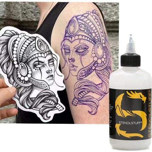 Free Shipping Tattoo Transfer Gel Paste Paint Template Easy Tattoo Accessories Soap Transfer Ink Oil Tattoo Cream White latex