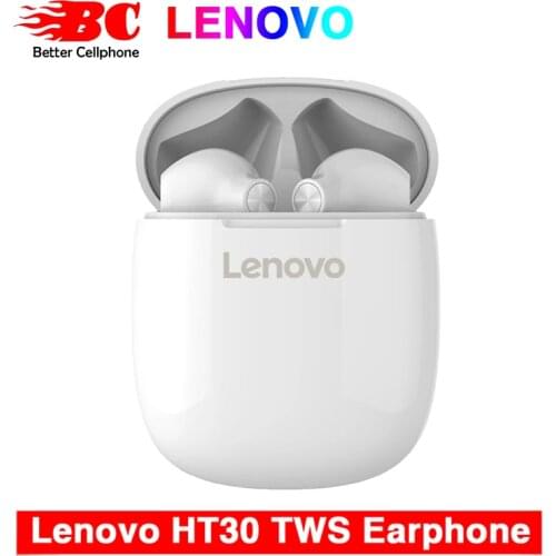 Original Lenovo HT30 TWS, Fingerprint Touch 300mAh,Bluetooth 5.0, headphones HD Stereo Wireless Noise Cancelling Gaming Headset