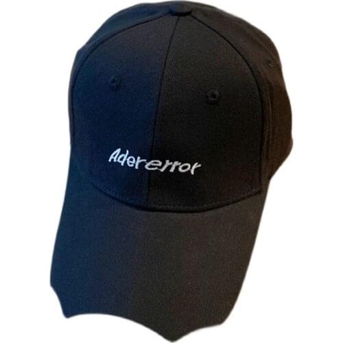 Baseball cap new concave-convex brim letter embroidery new male and female student couple sun hat tide brand hat