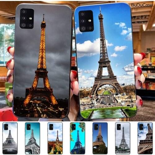 Eiffel tower Attractions Customer Phone Case For Samsung Galaxy A50 A7 A8 A6 Plus A9 2018 A70 A20 A30 A40