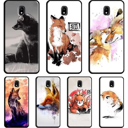 Funny Red Fox Animal For Samsung Galaxy J7 2017 A3 A5 J1 J3 J5 2016 A6 A8 J6 J4 Plus A7 A9 J8 2018 Phone Case