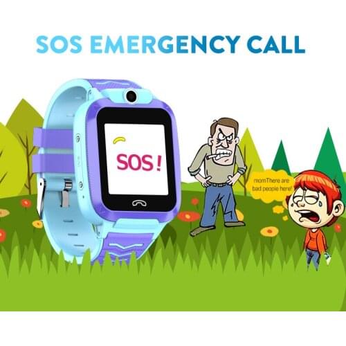 Kids Smart Watch Phone, SIM Card Child SOS Call Locator Camera Screen for Android IOS Phones