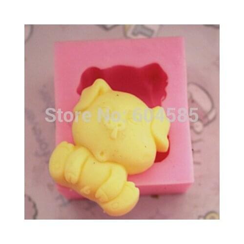 C185 soap mold/handmade soap mold/silicone mold/soap die/silica gel soap die dog nose