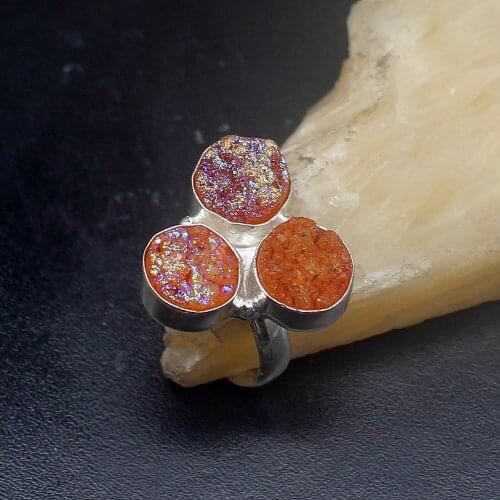 Gemstonefactory Jewelry Big Promotion Single Unique 925 Silver Glorious Origin Titanium Women Men Gifts Rings 8# 20212788