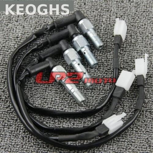 KEOGHS 10x1.25mm 10x1mm Motorcycle Hydraulic Brake Clutch Pressure Callipers Cylinder Pump Light Switch Banjo Bolt 4 Size