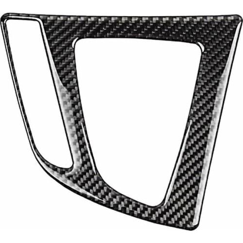 Carbon Fiber Style Auto Center Control Gear Shift Panel Cover Trim Frame For BMW 3 Series F30 GT F34 2014-2018