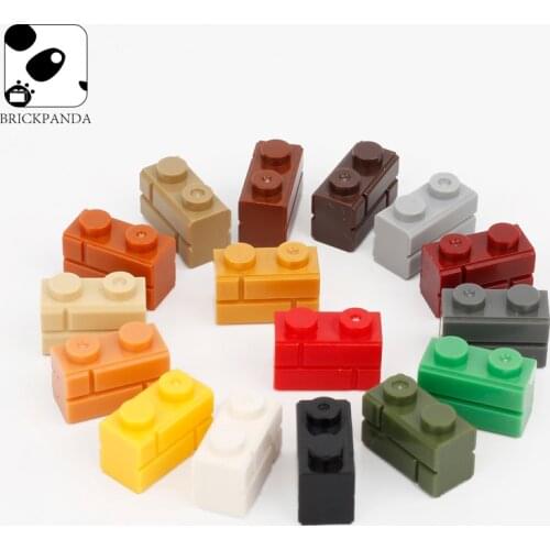 Building Blocks 1x2 98283 Thick Wall Brick Assembles Particles House Bricks Accessories Particles Compatible toys For children