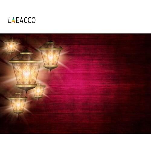 Laeacco Ramadan Festival Lanterns Fasting Islam Eid Mubarak Photographic Background Scene Photography Backdrops For Photo Studio
