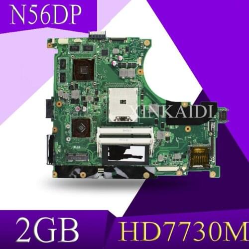 XinKaidi N56DP Laptop motherboard HD7730 2GB for N56DP N56D Test mainboard N56DP motherboard 60-NQOMB1002-C03
