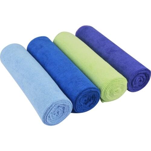 Microfiber Bath Towel With Bag Travel Sports Gym Towel Ultra Absorbent Beach Towel Spa Wrap Towel Quick Dry 61cmx122cm 4PC/lot