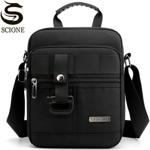 Men Waterproof Messenger Bag High Quality Oxford Crossbody Bags Male Sling Shoulder Bag Small Business Office Handbag XA169M