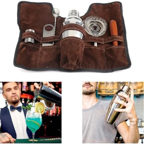 Cocktail Shaker Set Stainless Steel Bartender Kit Cocktail Whisk Bar Tools Wine Shakers for Party