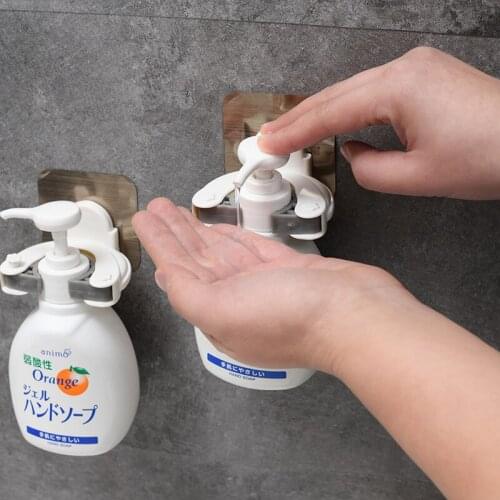 Bathroom And Kitchen Wall Self-Adhesive Hook Strong Suction Nailless Seamless For Hanging Shower Gel Broom Shampoo Cup Hand Soap