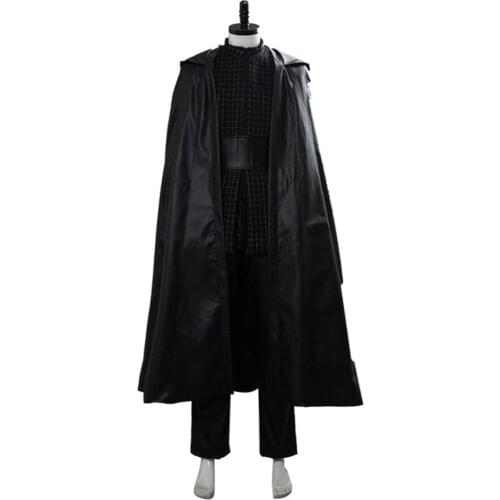 New Star cosplay Wars 9 Kylo Ren Cosplay Costume Adult Men Cloak Robe Jedi Halloween Carnival Costumes